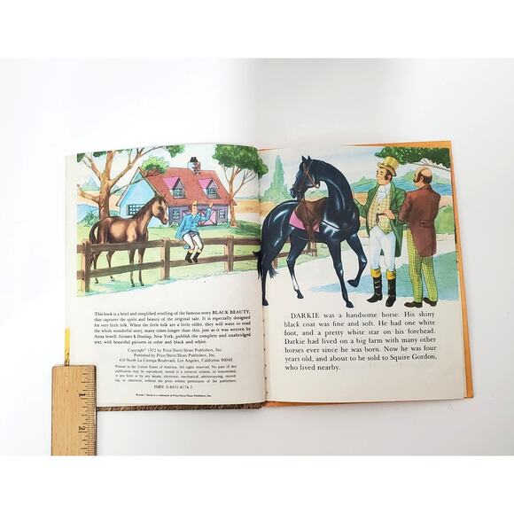 Vtg Black Beauty Retold for Little Children Hardcover by Marcia Martin 1983 - Picture 3 of 8